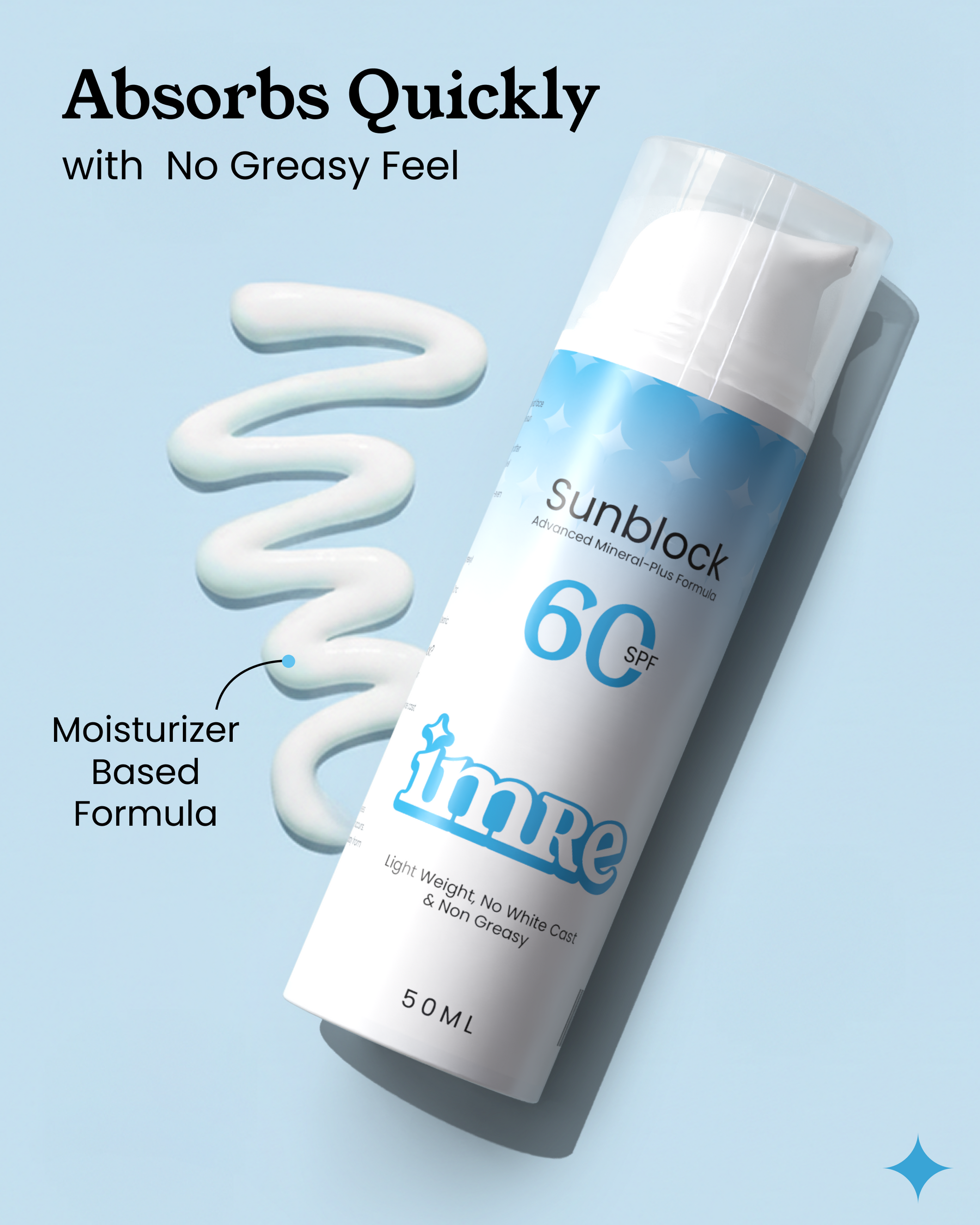 Absorbs Quickly with no greacy oil